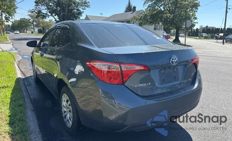 2017 Toyota Corolla L из США, поврежденный, VIN 2T1BURHEXHC827586